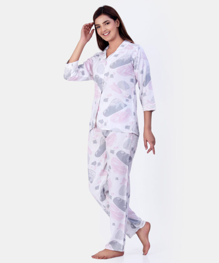 CANVA BABY PINK PYJAMA SET